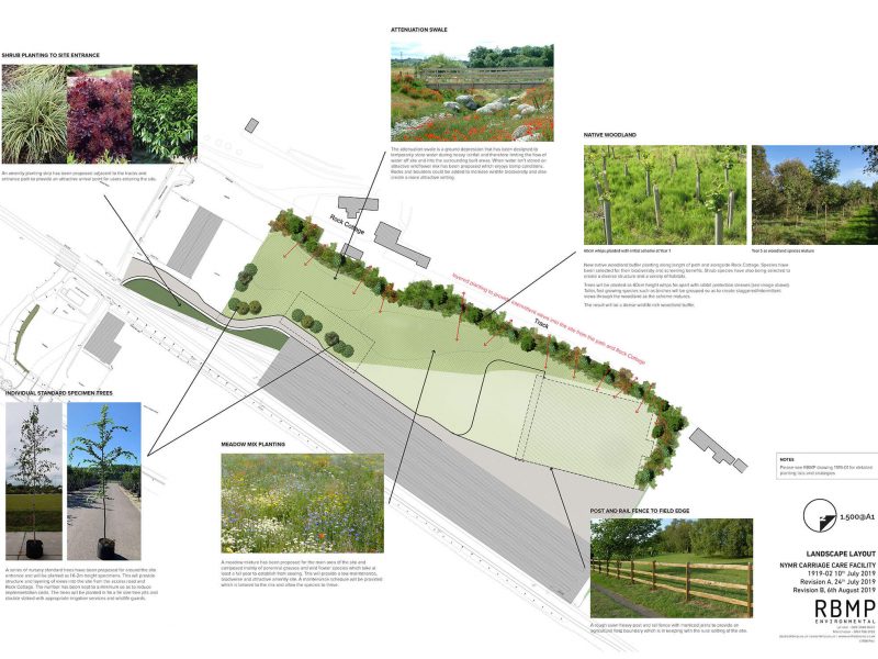 Masterplanning project at North York Moors Historical Railway Carriage Care Facility